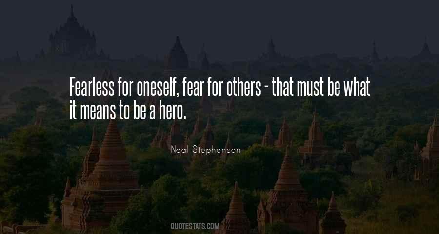Quotes About Fear For Others #115173