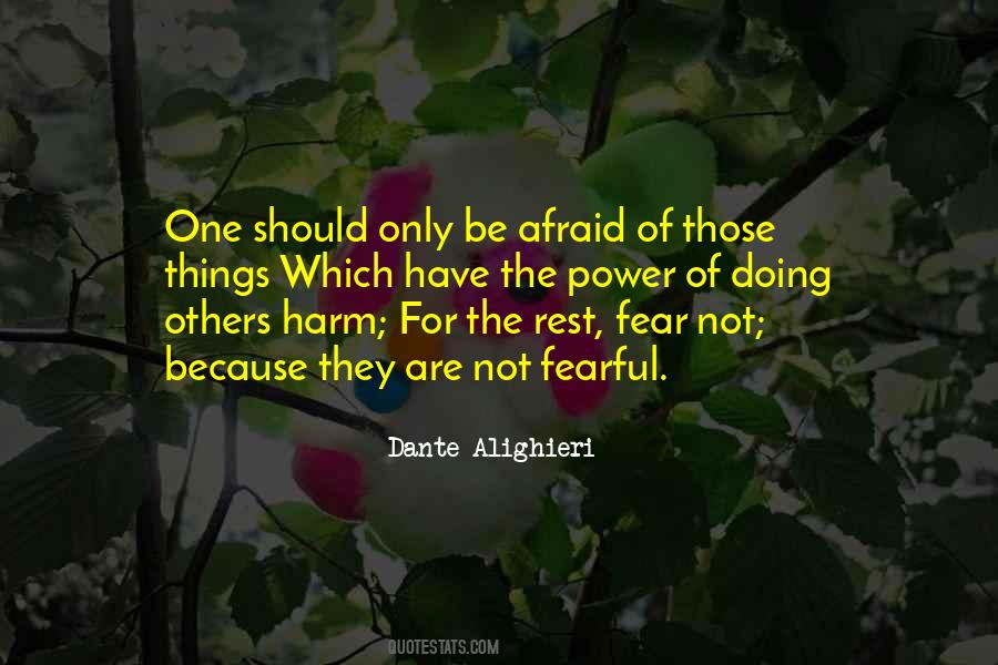 Quotes About Fear For Others #146152