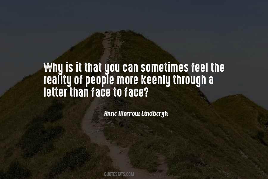 Quotes About Face To Face #1234457