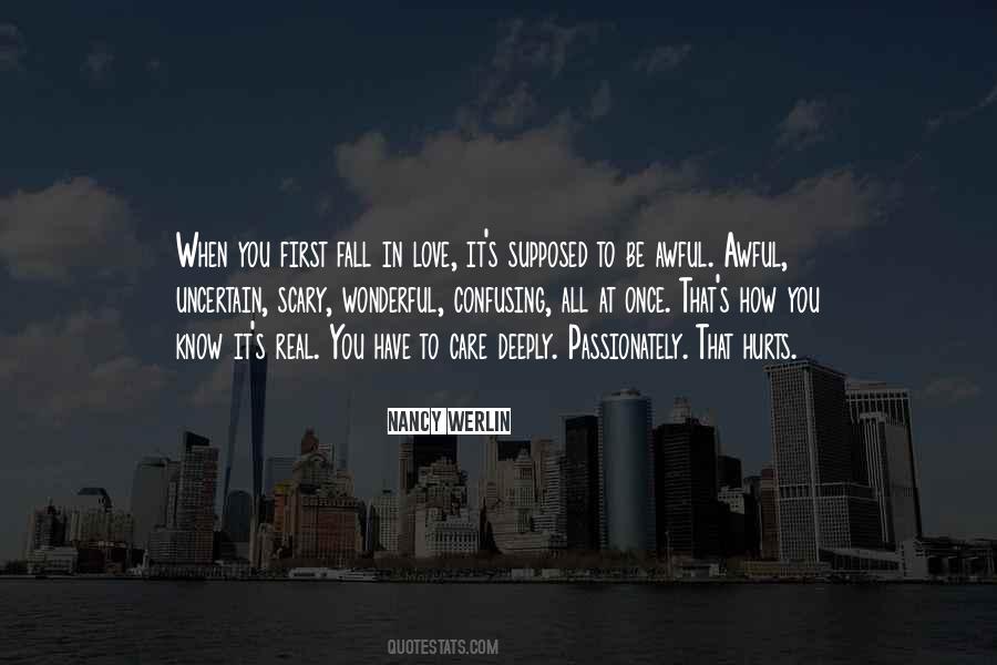Supposed To Be In Love Quotes #314362