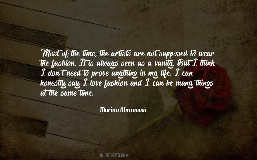 Supposed To Be In Love Quotes #384942