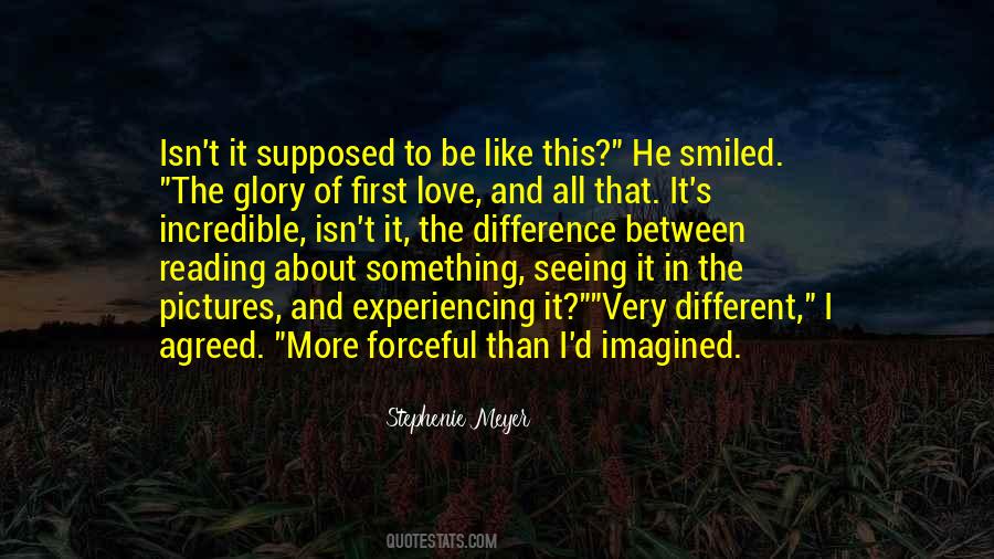 Supposed To Be In Love Quotes #445667