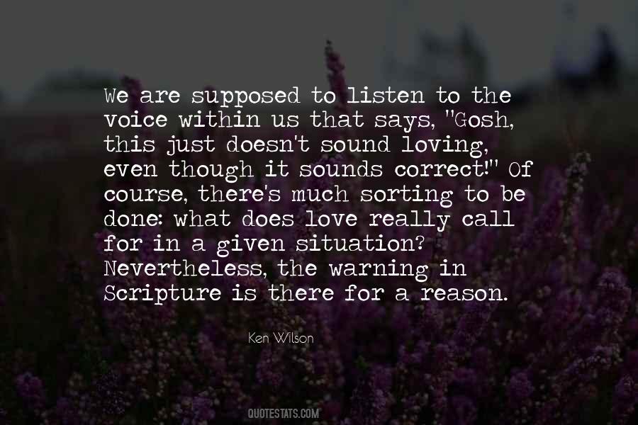 Supposed To Be In Love Quotes #517278