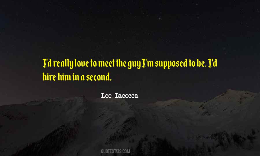 Supposed To Be In Love Quotes #982583