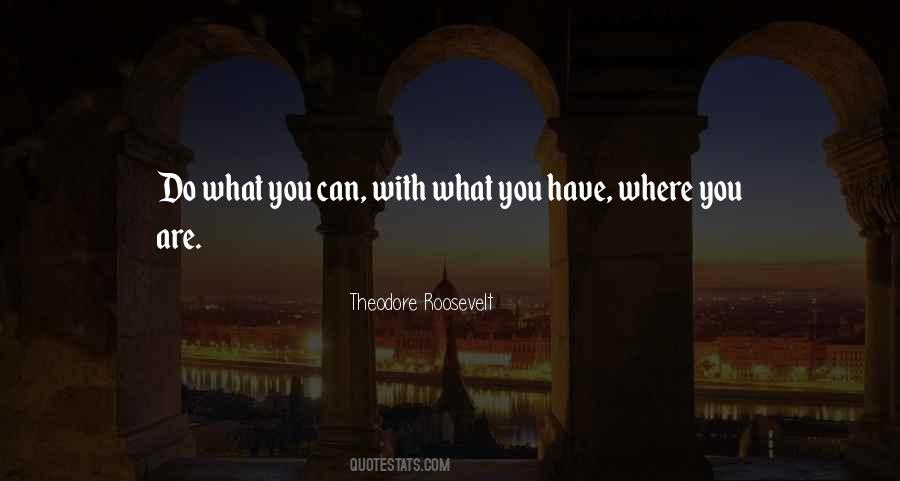 Quotes About Do What You Can #866787