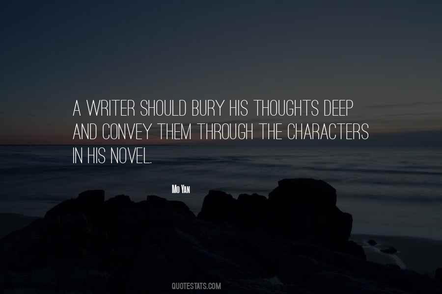 Characters In A Novel Quotes #1152204