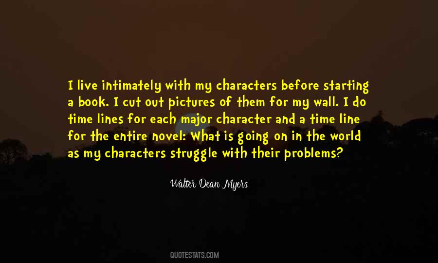 Characters In A Novel Quotes #1836105