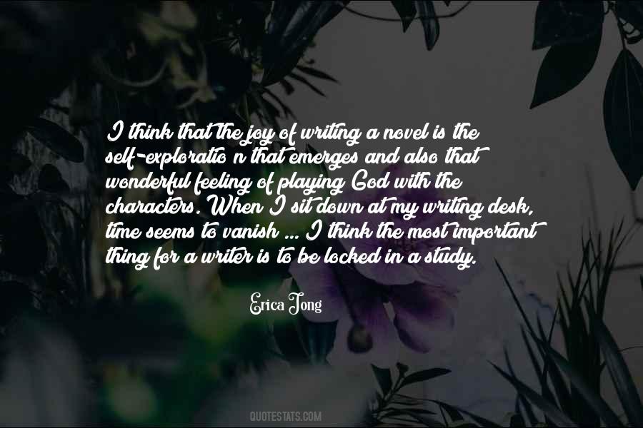 Characters In A Novel Quotes #32264