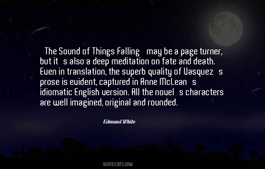 Characters In A Novel Quotes #323826