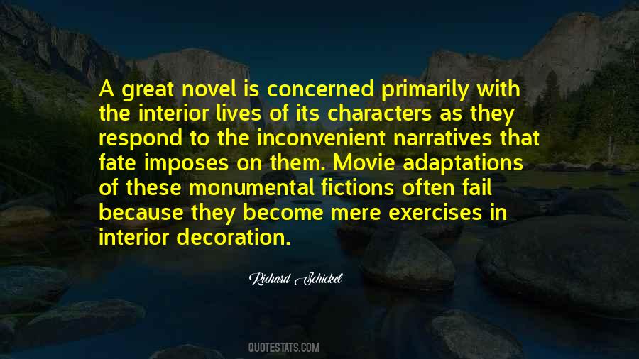 Characters In A Novel Quotes #698907