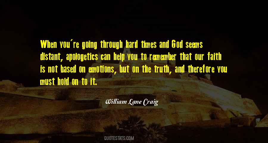 Quotes About Hard Times And God #143628