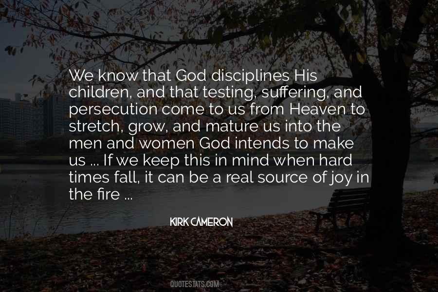 Quotes About Hard Times And God #764221