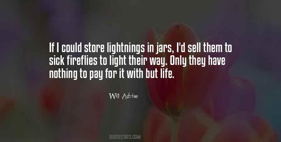 Quotes About Lightnings #1869522