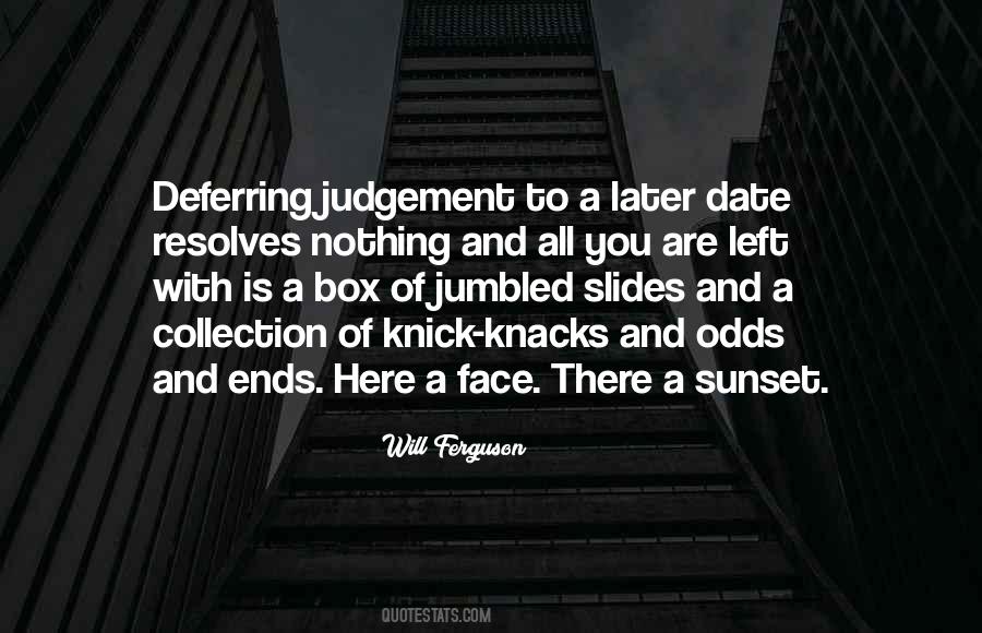 Quotes About Judgement #167631