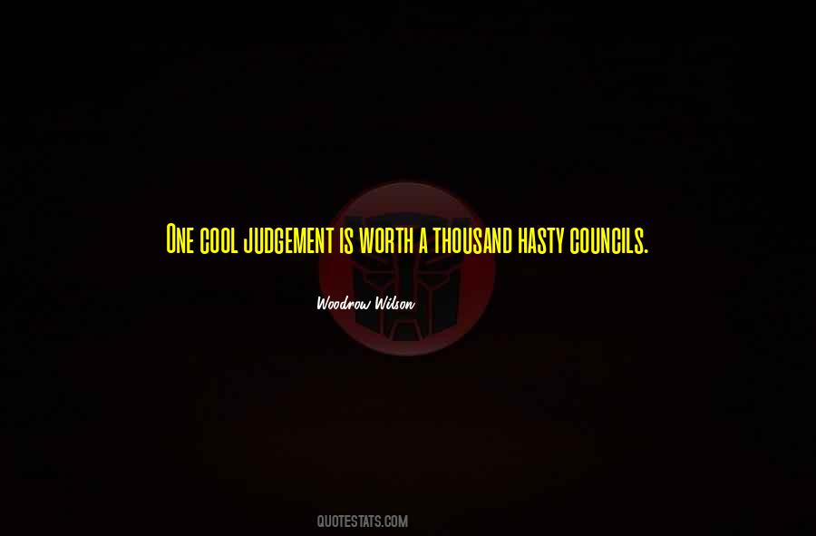 Quotes About Judgement #29702