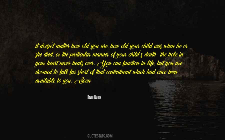 Quotes About Child Death #374846