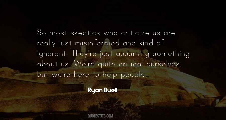 People Who Are Critical Quotes #822407