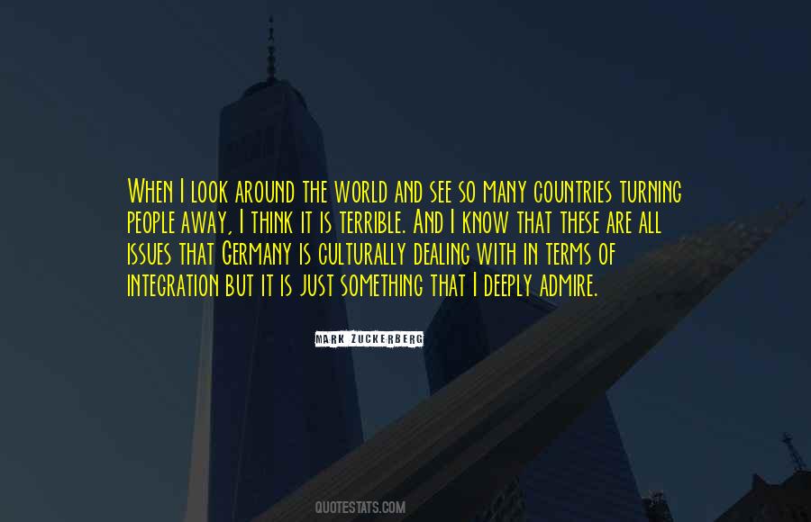 Issues Around The World Quotes #601620