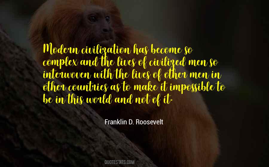 Civilized World Quotes #157408