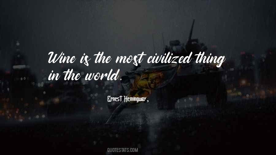 Civilized World Quotes #967603