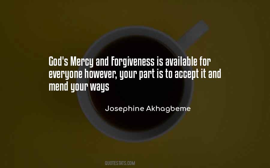 Quotes About Forgiveness And Mercy #892850