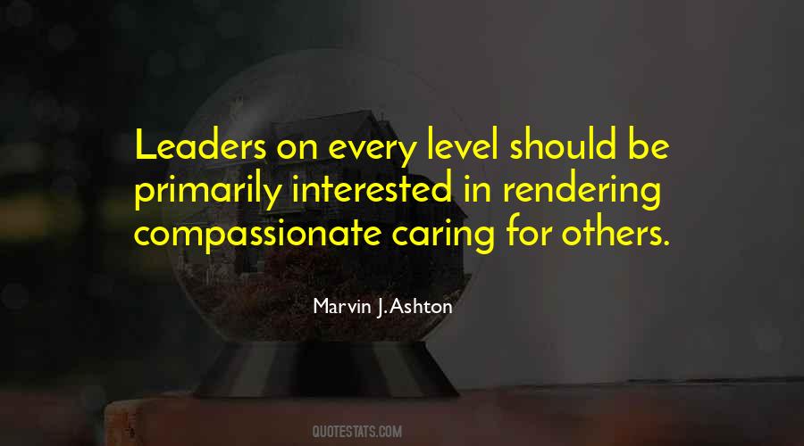 Quotes About Caring For Others #87183
