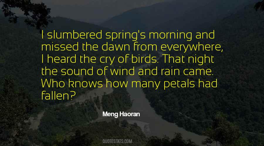 Quotes About Spring Rain #1462813