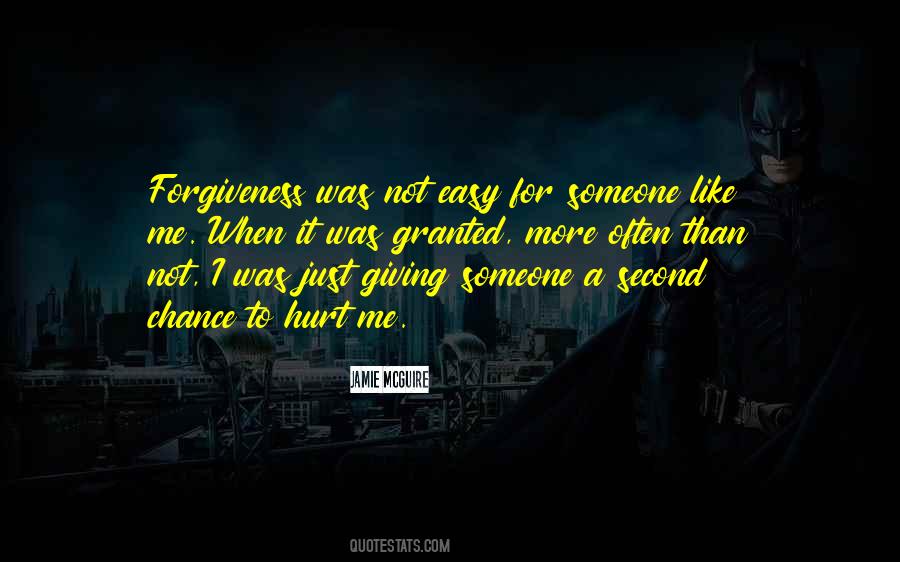 Quotes About Second Chance #1420310