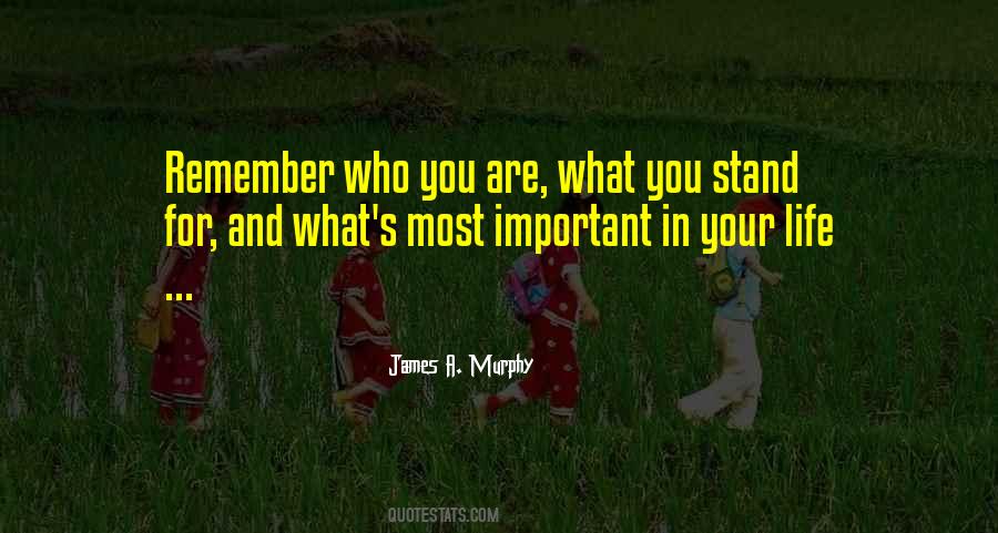 Quotes About What's Most Important In Life #1143720