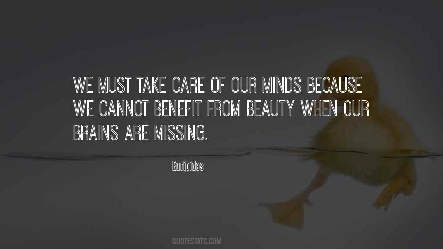 Quotes About Brains Over Beauty #1687263