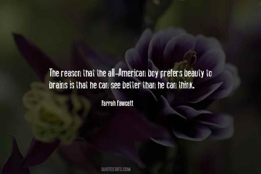 Quotes About Brains Over Beauty #1837127