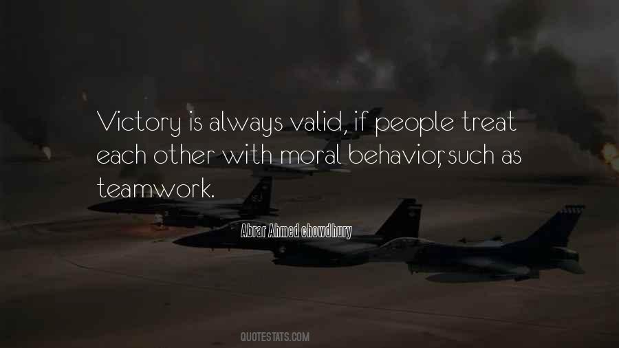 Moral Behavior Quotes #561967