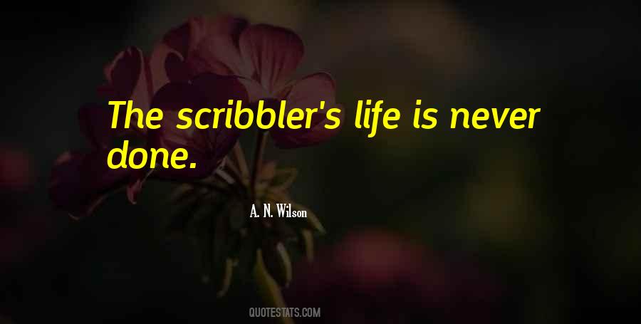Quotes About Scribbler #140133