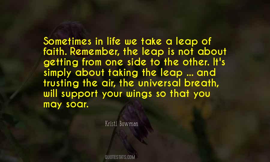 Leap In Faith Quotes #320881