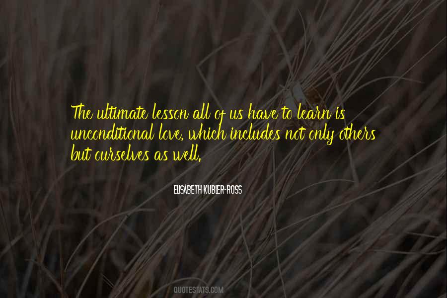 Love Is The Lesson Quotes #1278873
