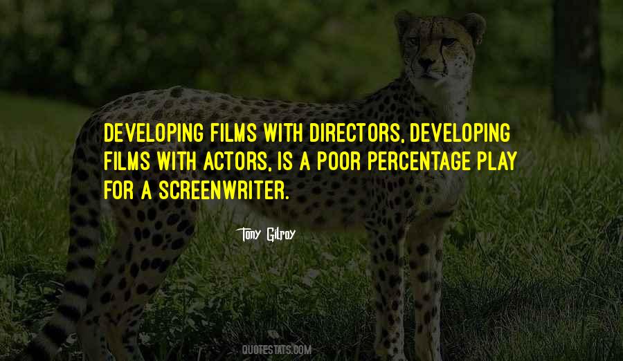 Quotes About Screenwriter #1427499