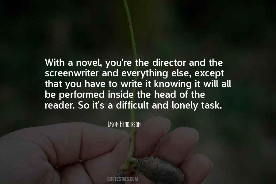 Quotes About Screenwriter #548026