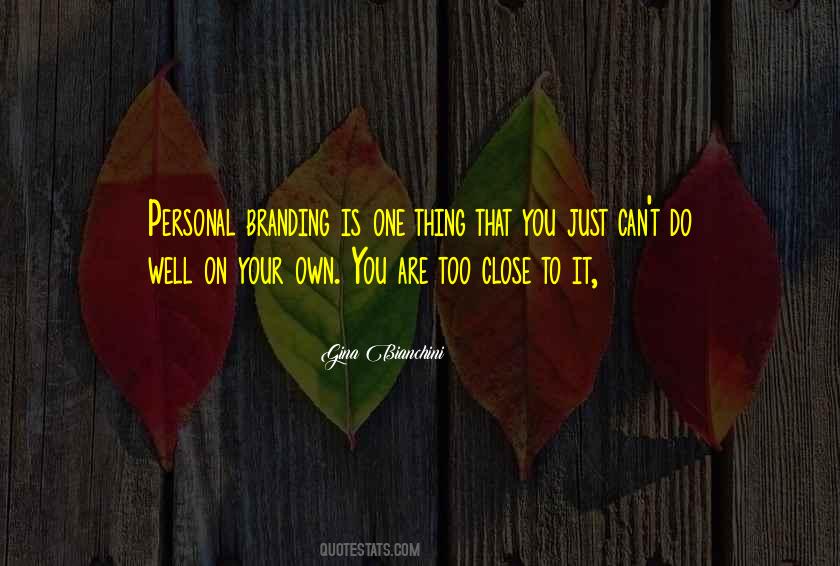 Quotes About Branding #172993