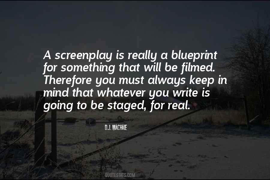 Quotes About Screenplay #12545