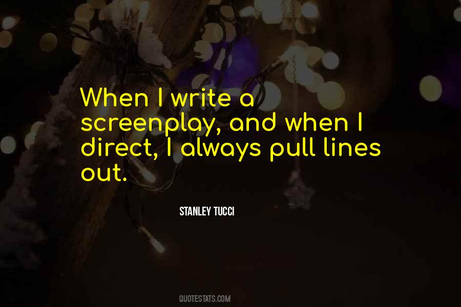 Quotes About Screenplay #146358