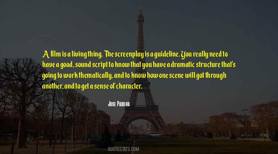 Quotes About Screenplay #195264