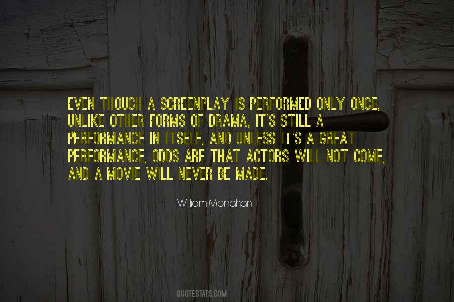 Quotes About Screenplay #352500