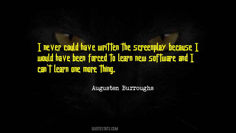 Quotes About Screenplay #464846