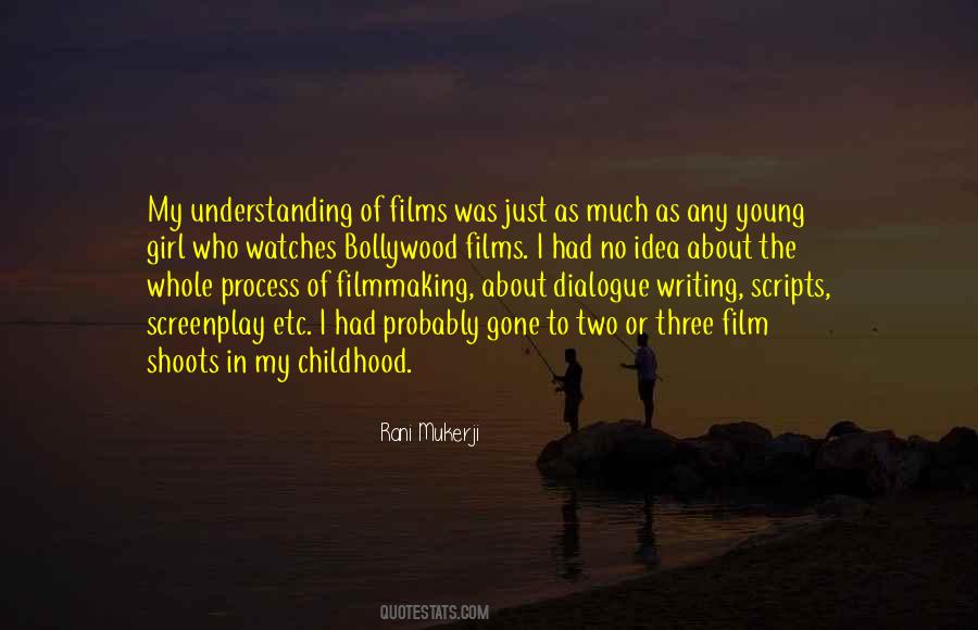 Quotes About Screenplay #527810