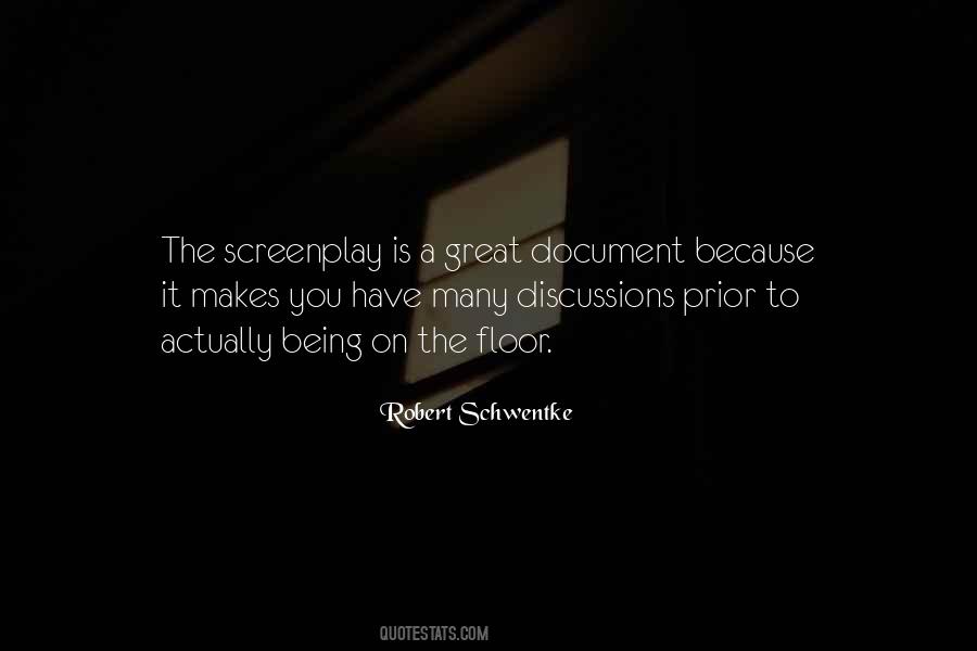 Quotes About Screenplay #556675