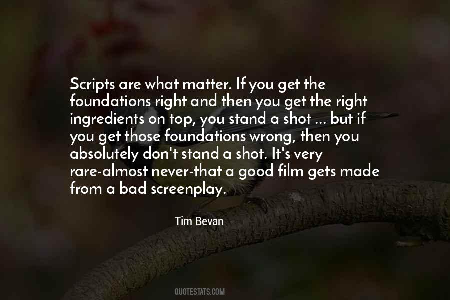 Quotes About Screenplay #64443