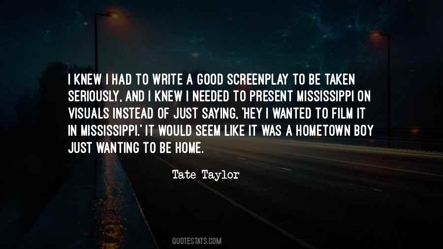 Quotes About Screenplay #716337