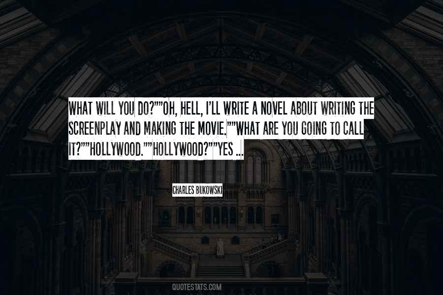 Quotes About Screenplay #736899