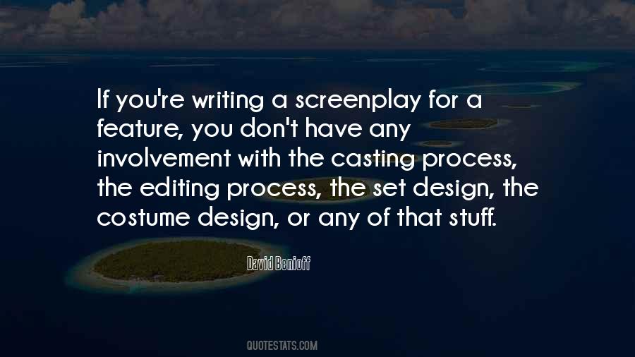 Quotes About Screenplay #7633