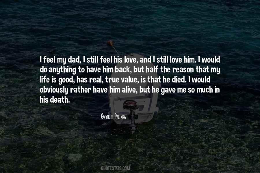 Quotes About Value Of True Love #1555595